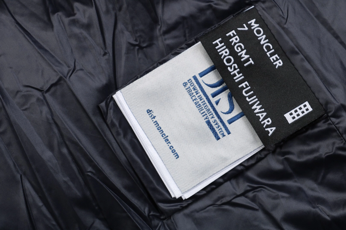Mxxcler x Fragment Hiroshi Fujiwara Knit Down Vest #2528 Black Wash label