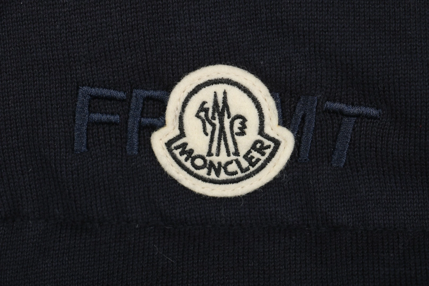Mxxcler x Fragment Hiroshi Fujiwara Knit Down Vest #2528 Black Brand label