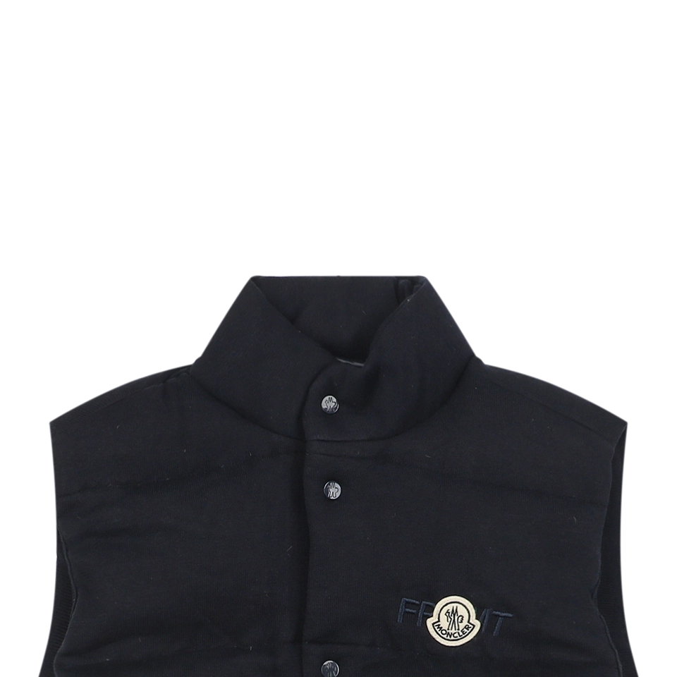 Mxxcler x Fragment Hiroshi Fujiwara Knit Down Vest #2528 Black