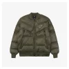 N1ke Silicone Swoosh Puffer Jacket (Green/Black)