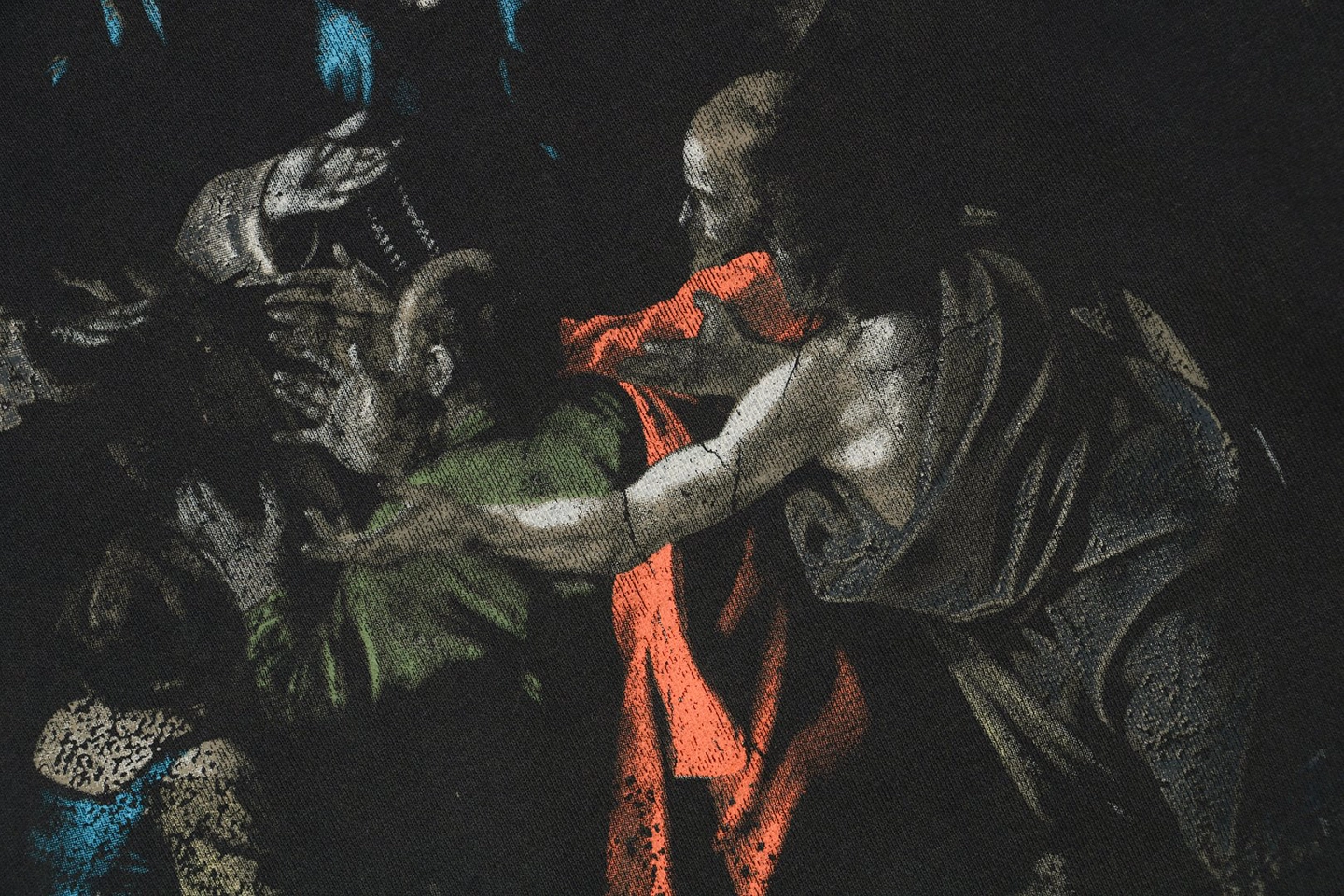 OFF-WHITE Back Virgin Mary Print Hoodie Back Print