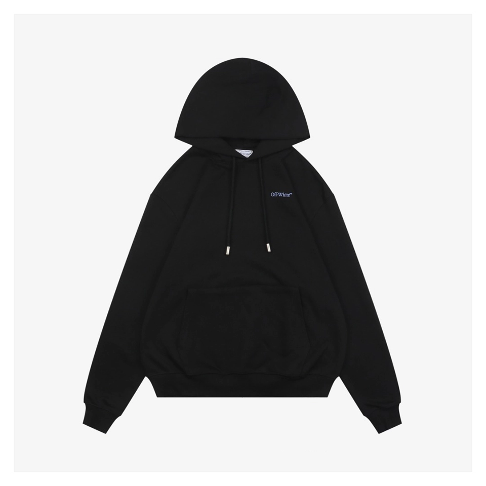 Off-White Portrait Overlay Arrows Print Hoodie Front view