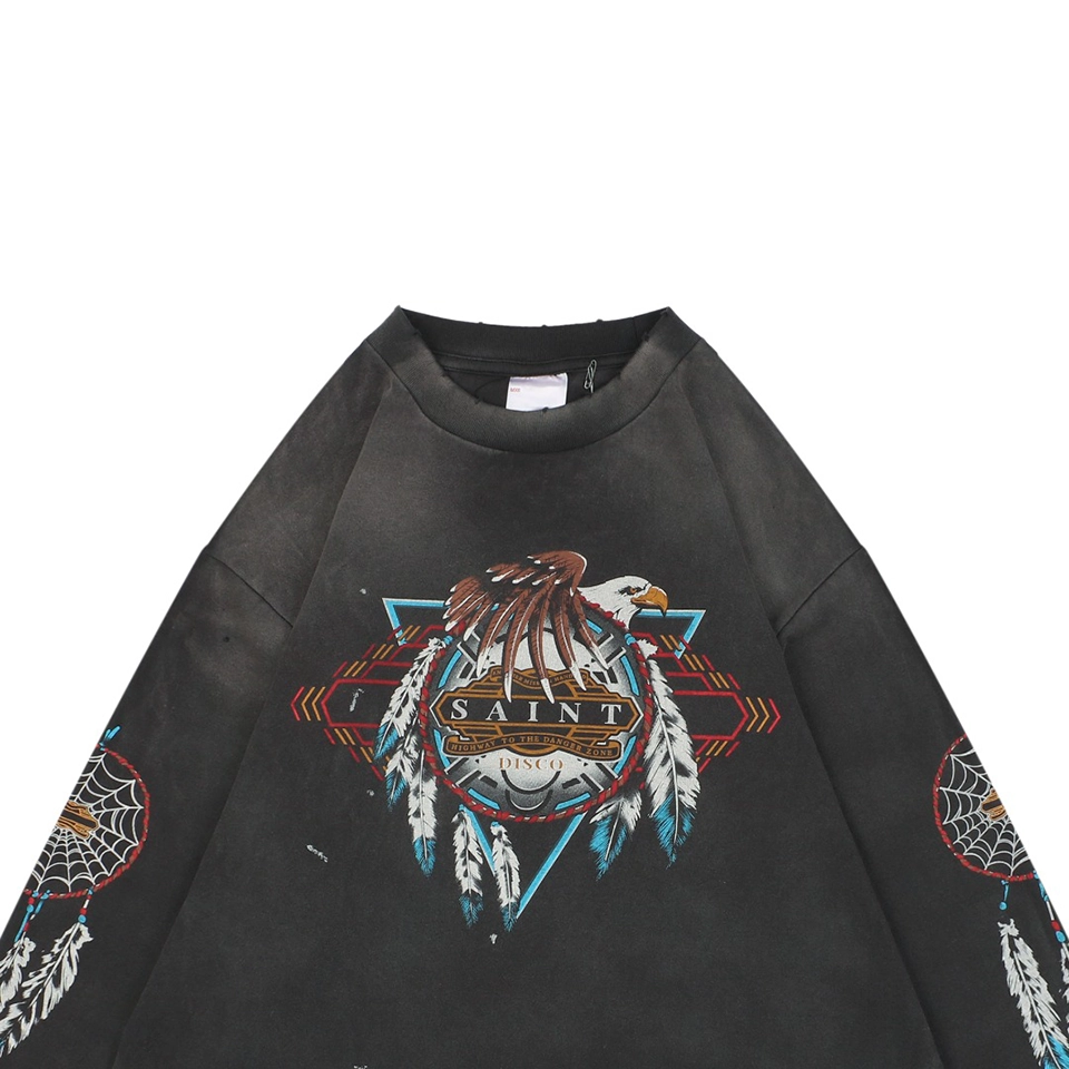 Saint Michael “Eagle & Feathers” Vintage Washed Shirt