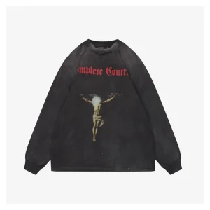 Saint Michael Gun-Cross Christ Graphic Shirt