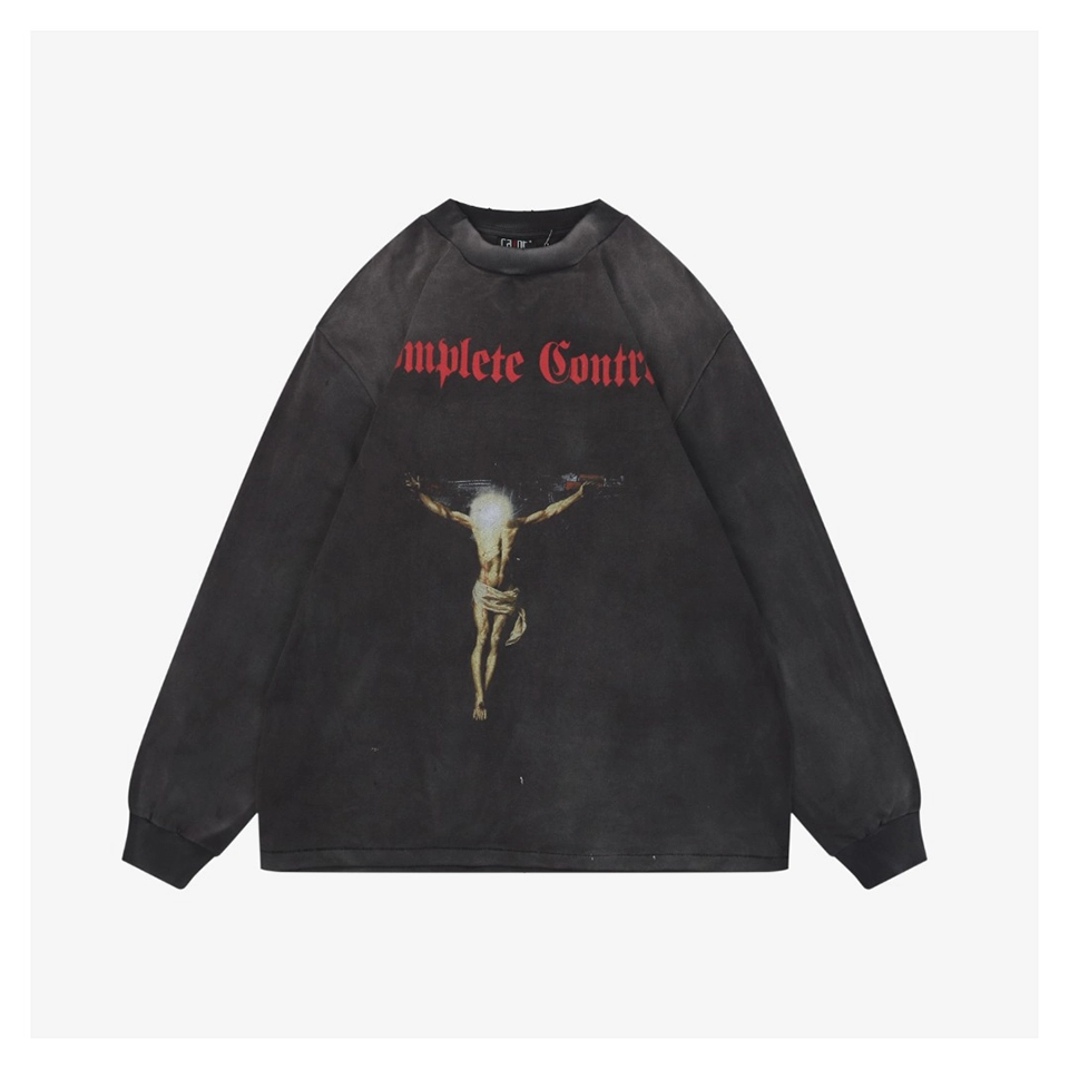 Saint Michael Gun-Cross Christ Graphic Shirt
