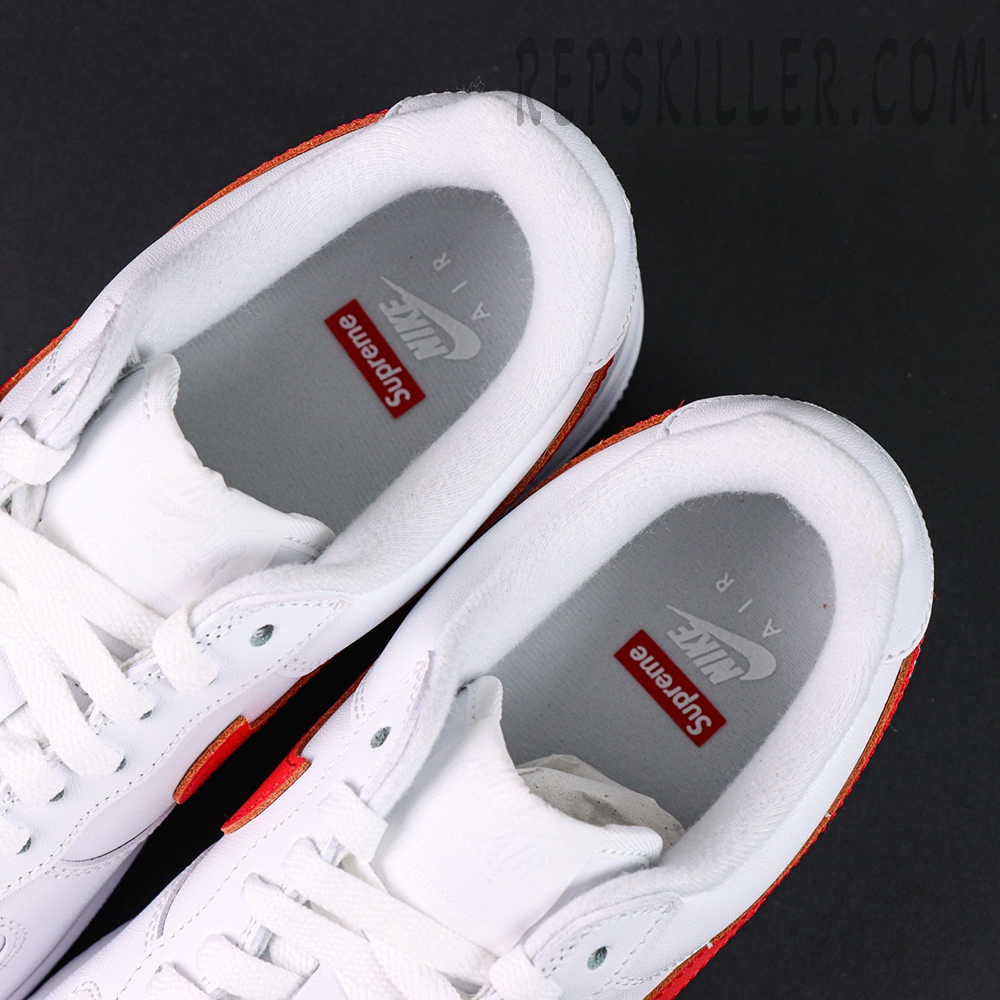 Sup x Air Force 1 Low 'Box Logo - Speed Red'9