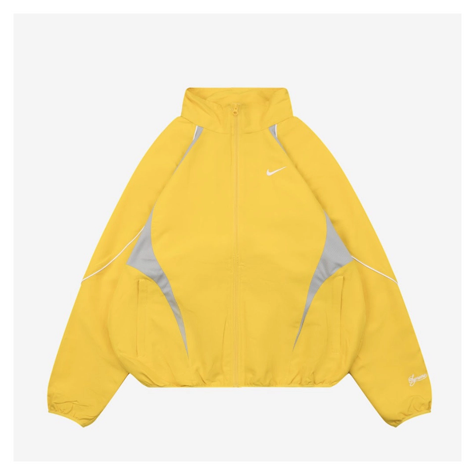 Sup x Nike Swoosh Track Jacket Yellow Back view