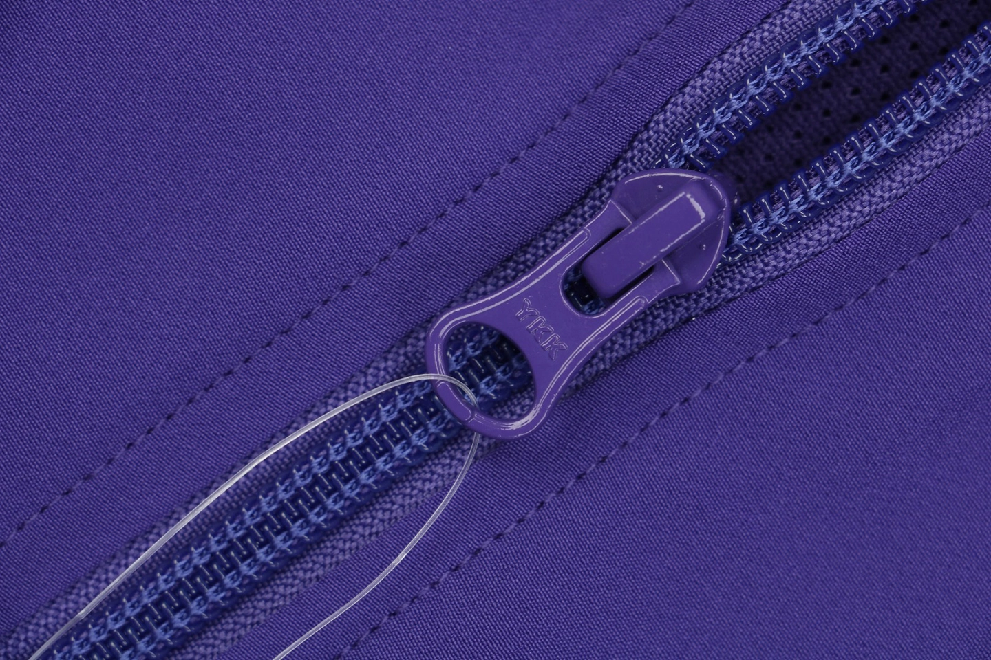 Sup x Nike Swoosh Track Jacket Purple Zipper puller