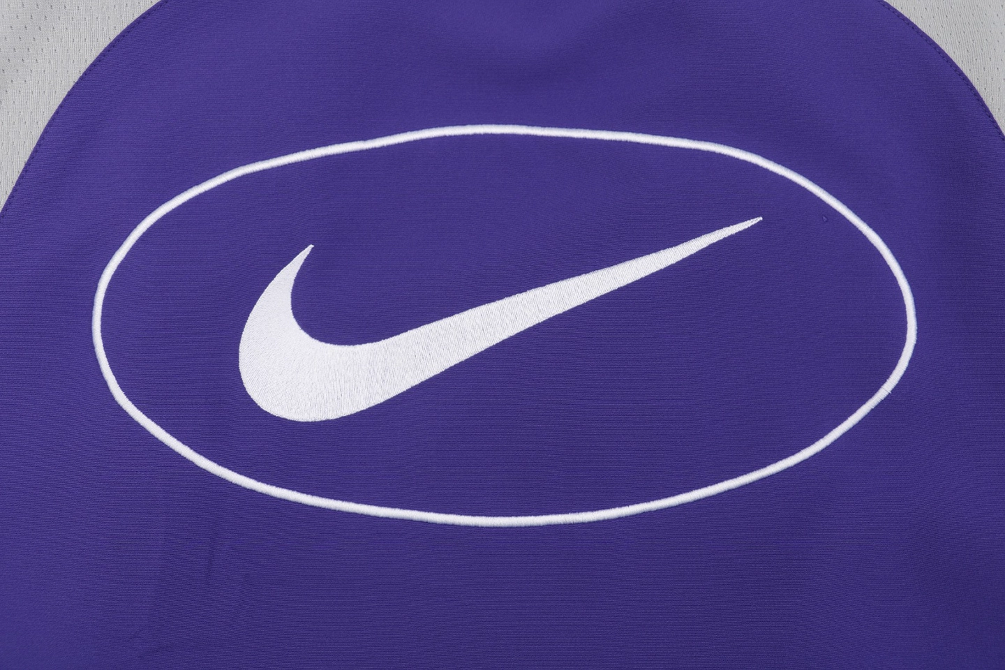Sup x Nike Swoosh Track Jacket Purple Back Brand