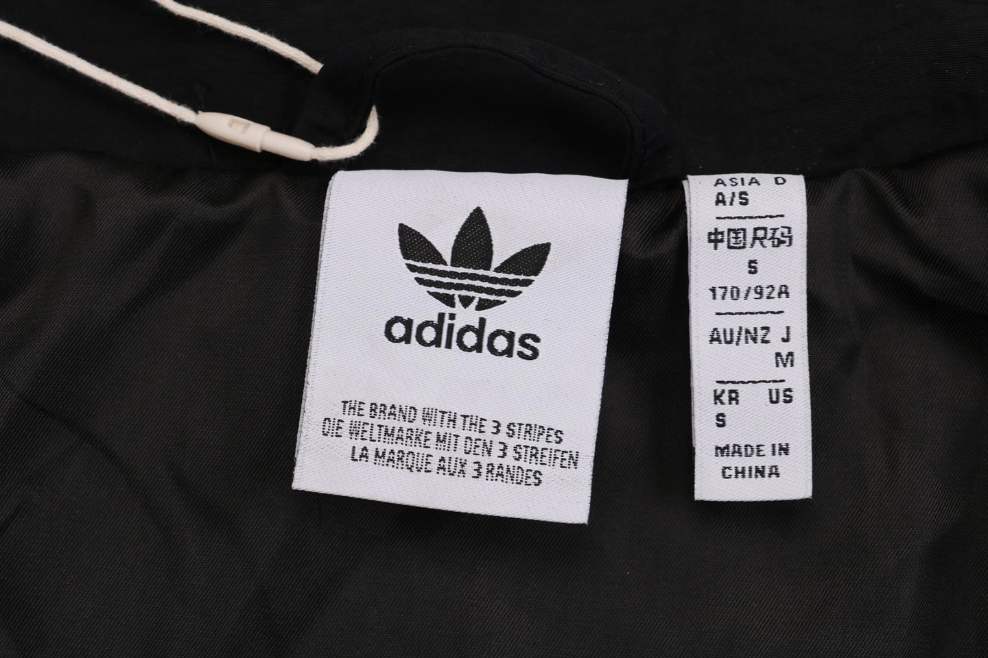 Adidas Valentine’s Day Trefoil Jacket Black Brand label
