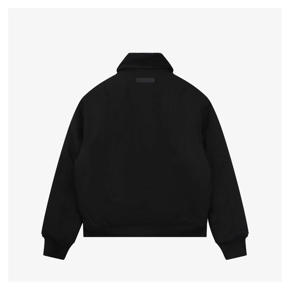 Acne Studios Detachable Suede Collar Padded Jacket Back view