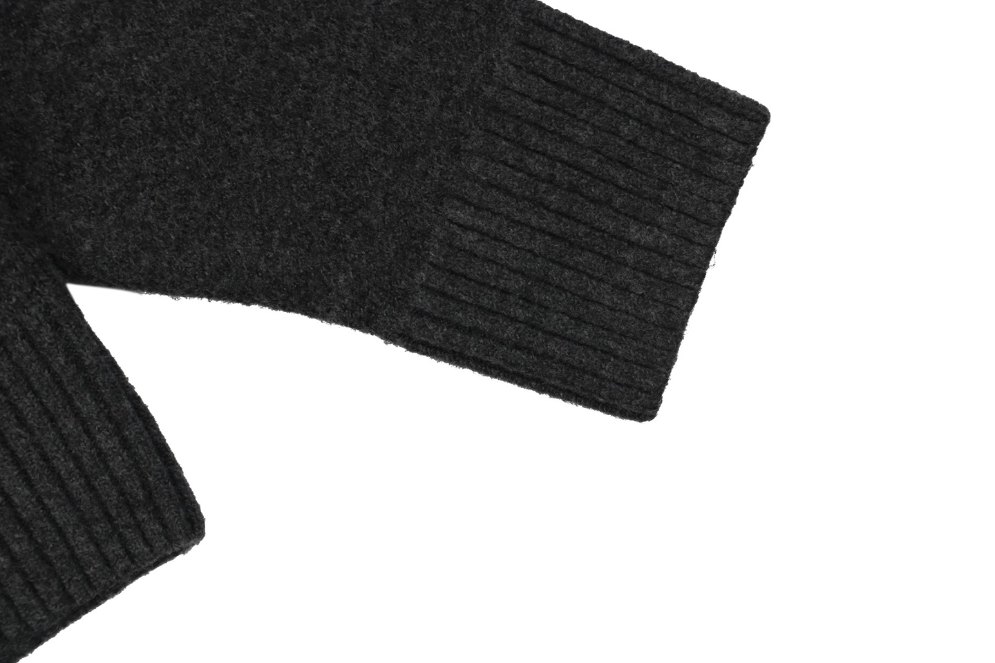 Ami Heart Logo Polo Sweater Cuff