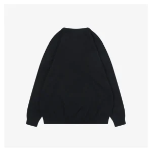 BBry BT Logo Embroidered Crewneck Sweater Back view