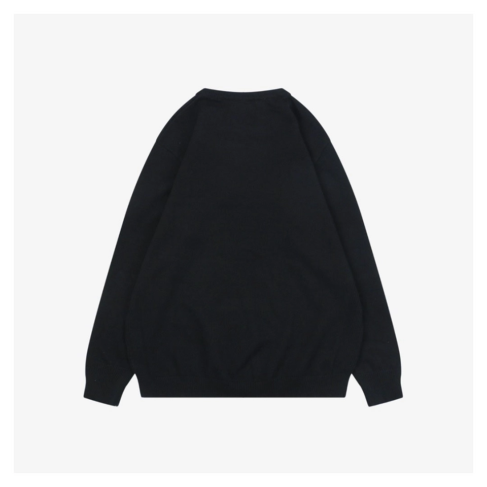 BBry BT Logo Embroidered Crewneck Sweater Back view