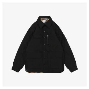 BBry Reversible Vintage Check Multi-Pocket Jacket Front view
