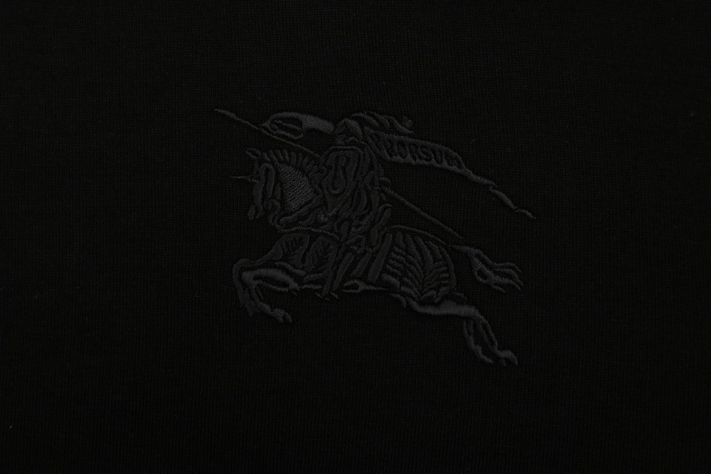 Burberry Equestrian Knight Embroidered Air Cotton Zip Jacket Brand =