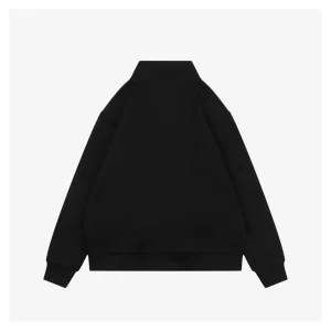 Burberry Equestrian Knight Embroidered Air Cotton Zip Jacket Back view