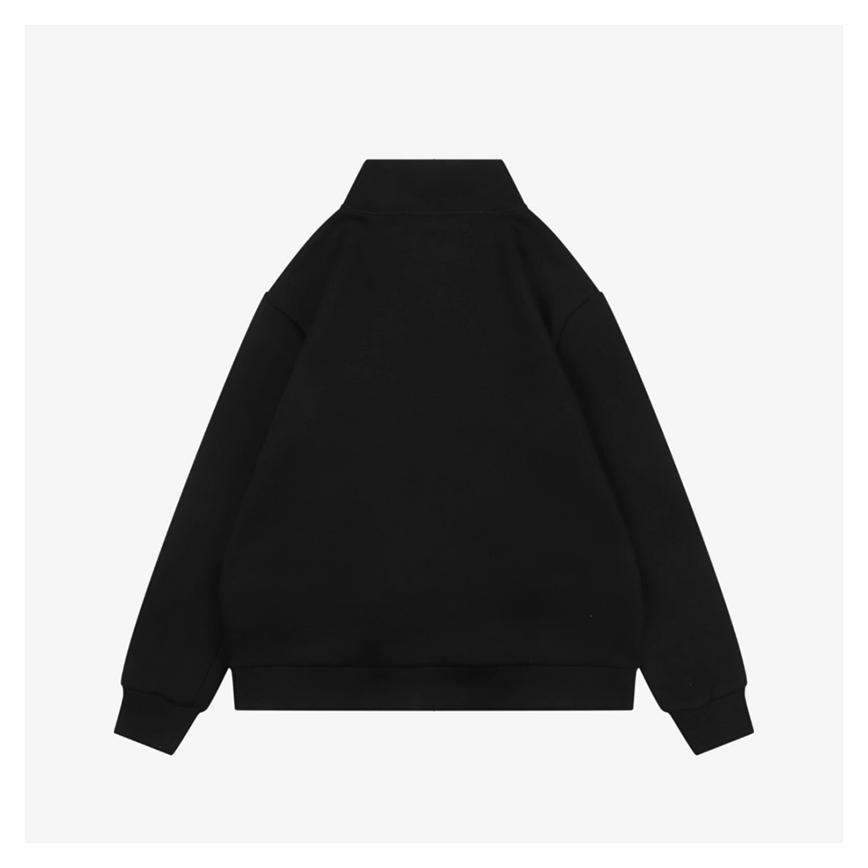 Burberry Equestrian Knight Embroidered Air Cotton Zip Jacket Back view