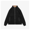BBry Equestrian Knight Embroidered Air Cotton Zip Jacket