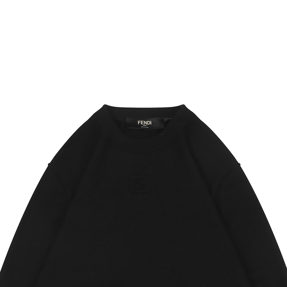 Fendi Embossed FF Logo Wool Sweater