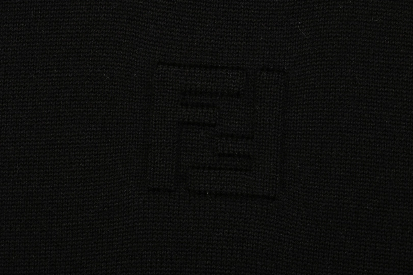 Fendi Embossed FF Logo Wool Sweater Brand