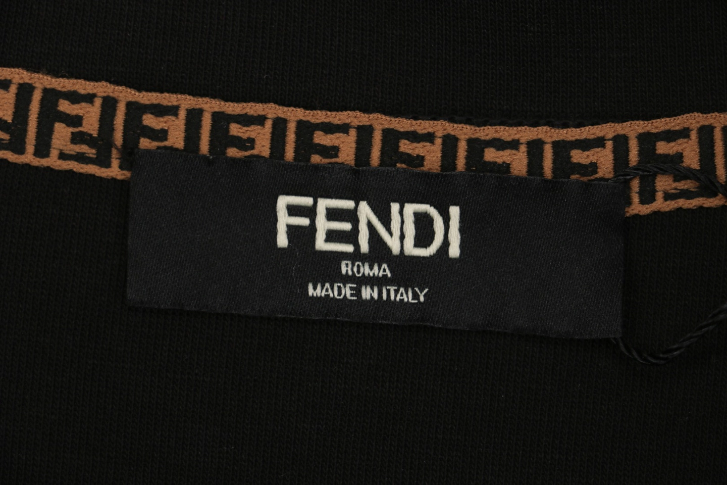 Fendi Monster Eyes Air Cotton Hooded Jacket Brand Print