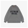 Human Made Tiger Graphic Jacquard Knit Sweater (Grey/White)