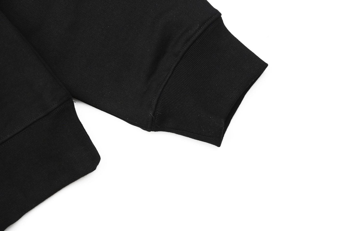 L Gradient Embroidered Logo Crewneck Sweatshirt Cuff