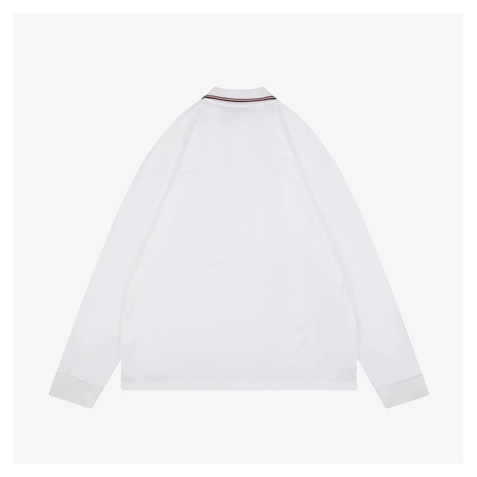 MM Embroidered Logo Polo Shirt back view