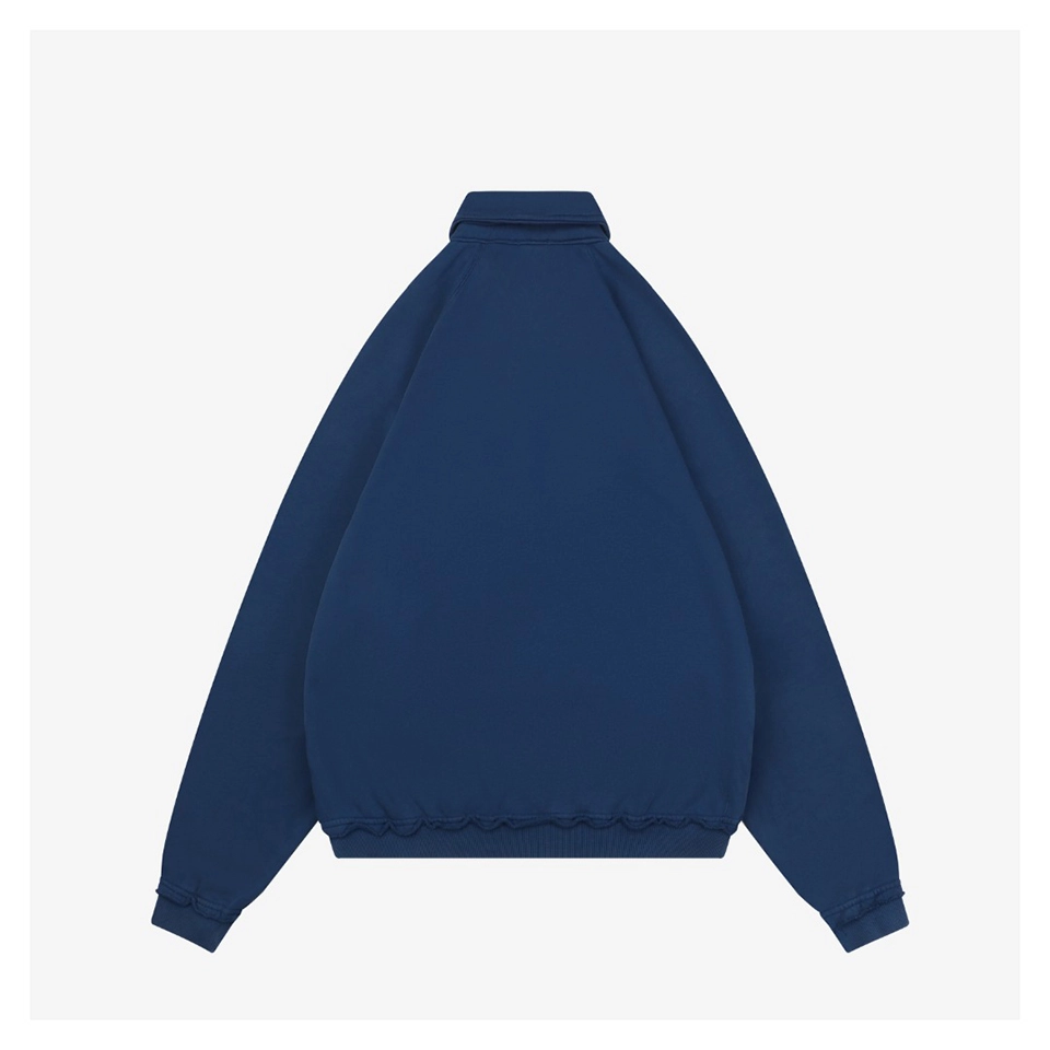 MM Klein Blue Polo Sweatshirt Back view