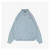MM Striped Denim Logo Embroidered Jacket