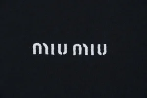 Miu Miu Minimal Logo Embroidered Shirt Brand