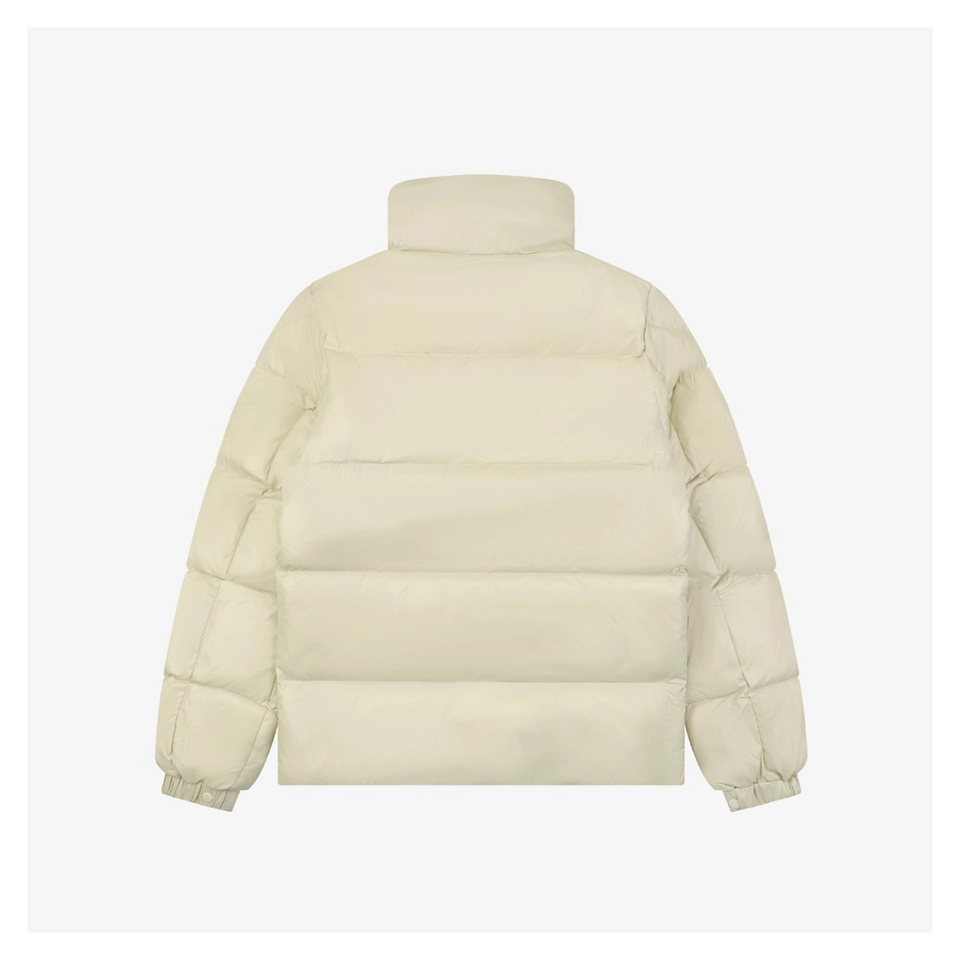 Mxxcler Abbadia Short Quilted Down Jacket #MT-2066 White Back view