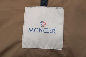 Mxxcler Besbre High-Collar Pocket Down Jacket Brown Brand label
