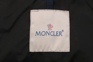 Mxxcler Besbre High-Collar Pocket Down Jacket Black Brand label