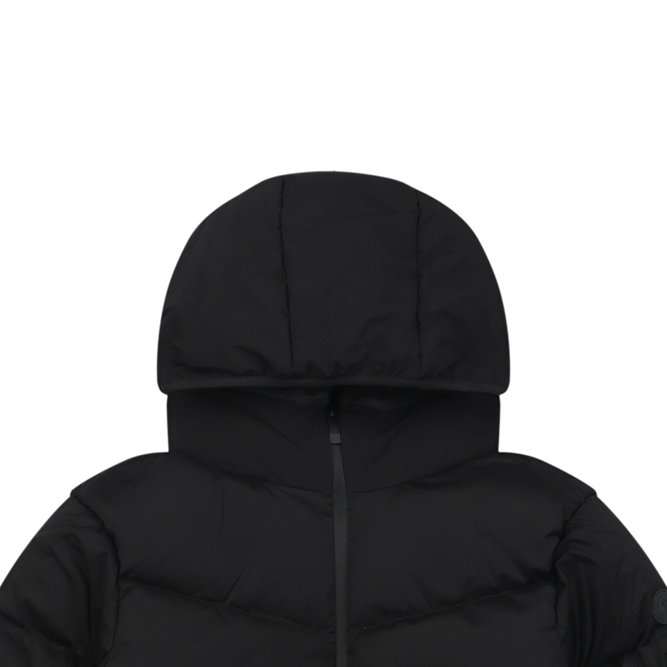 Mxxcler Forez Hooded Down Jacket #MT-518 Black