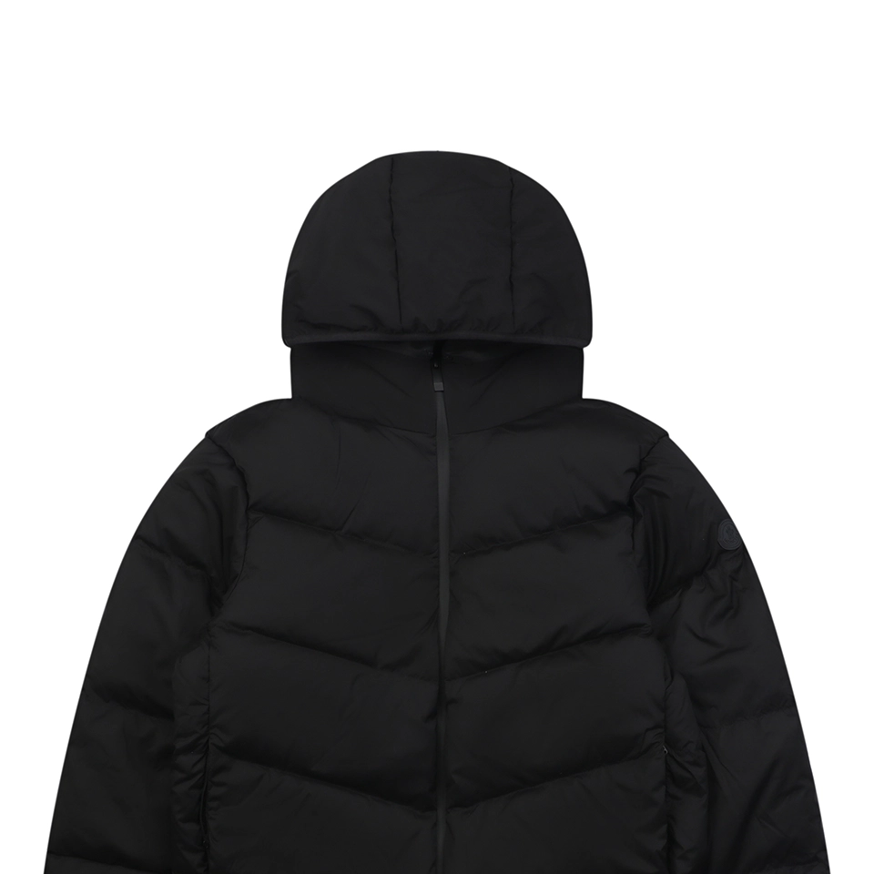 Mxxcler Forez Hooded Down Jacket #MT-518 Black