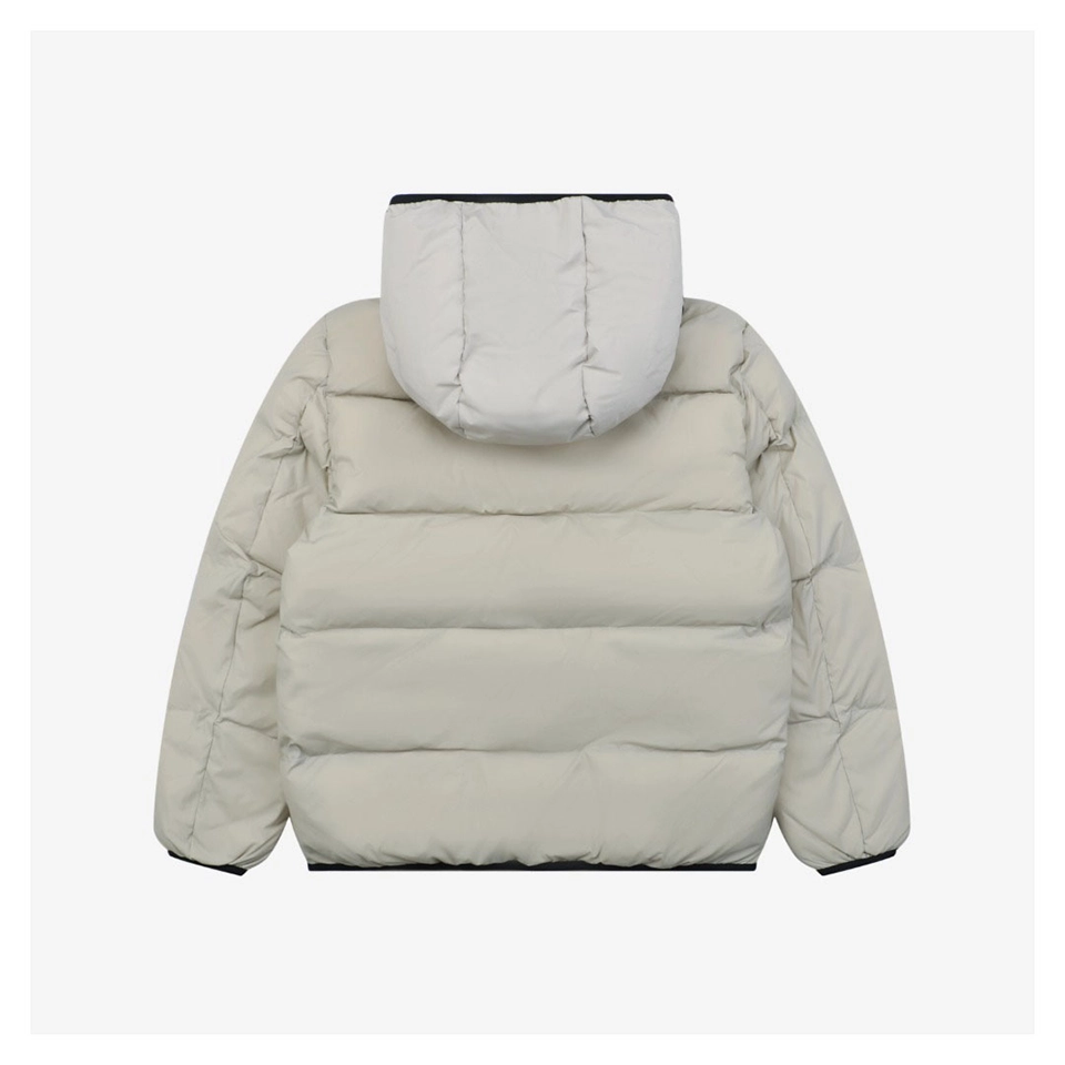 Mxxcler Forez Hooded Down Jacket #MT-518 Grey Back view