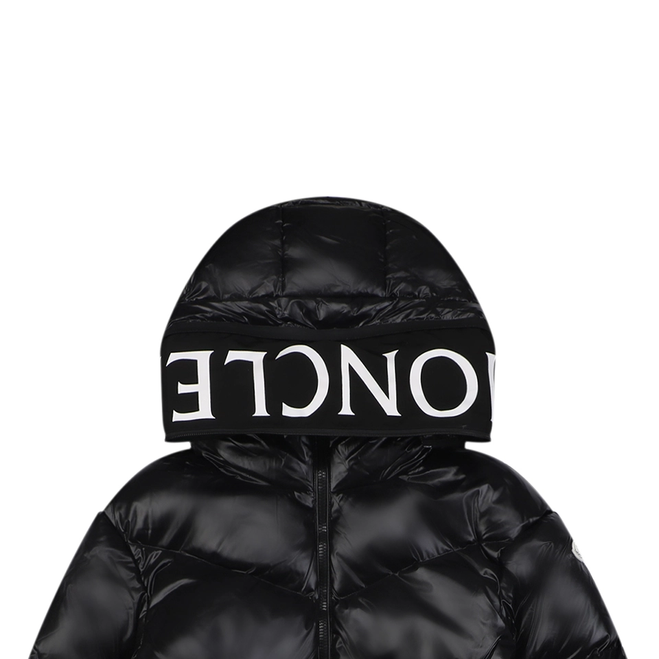Mxxcler Genius 1952 Logo Hooded Long Down Jacket