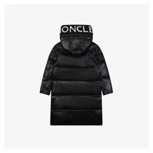 Mxxcler Genius 1952 Logo Hooded Long Down Jacket Back view