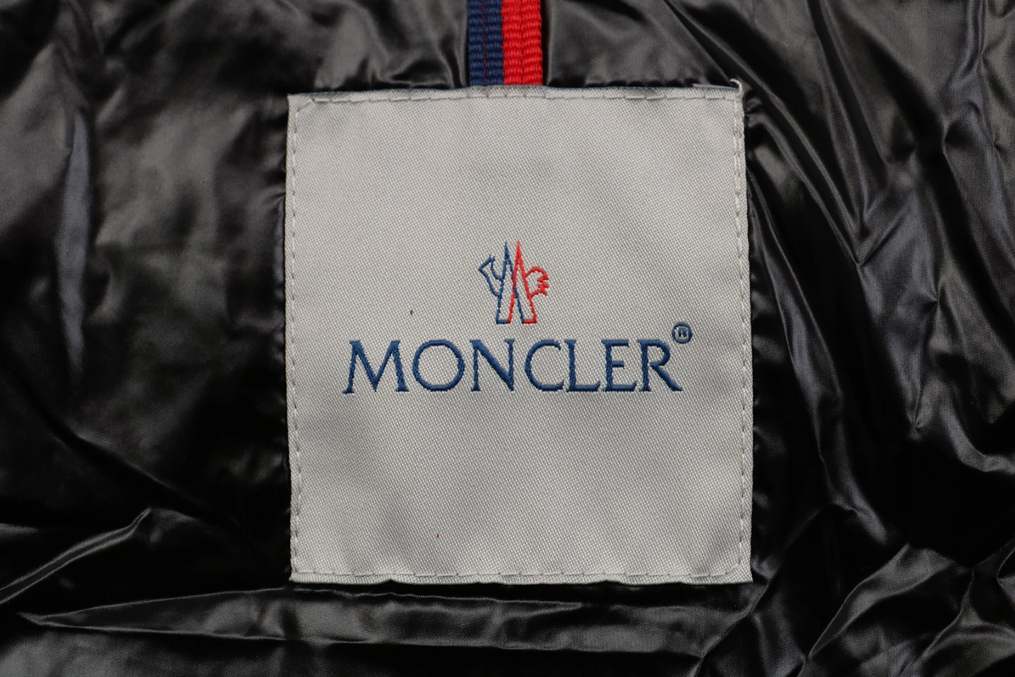 Mxxcler Long Hooded Down with Fur Trim Jacket Black Brand label