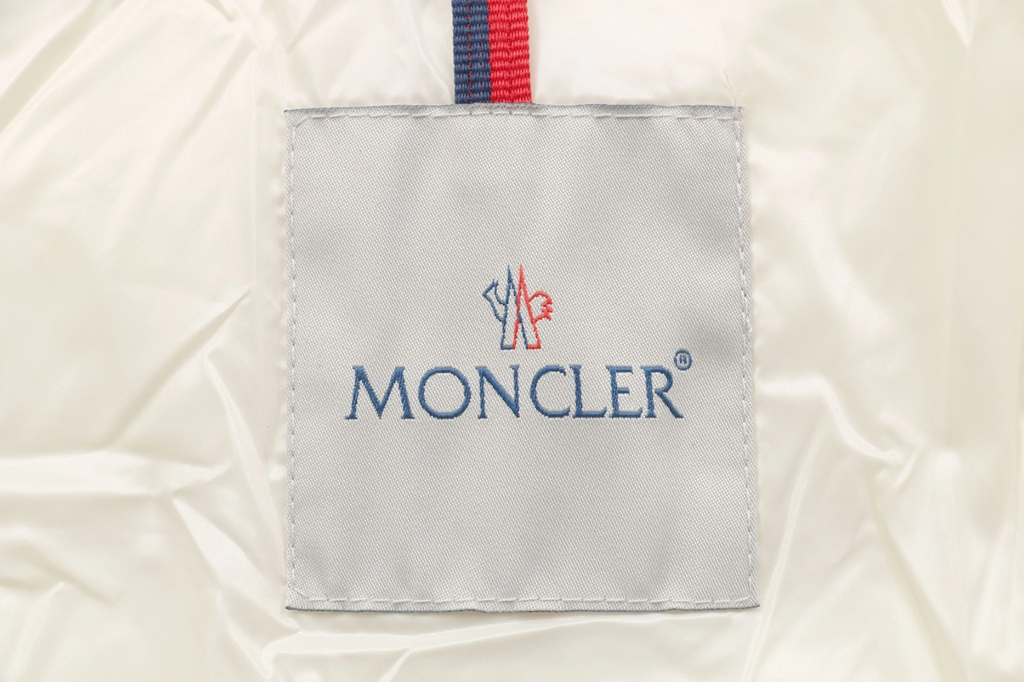 Mxxcler Long Hooded Down with Fur Trim Jacket White Brand label