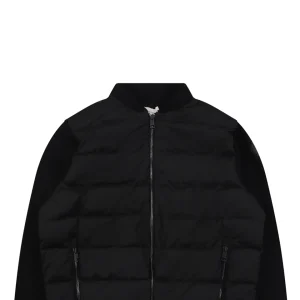 Mxxcler Ribbed Panel Knit Down Jacket #MT-802