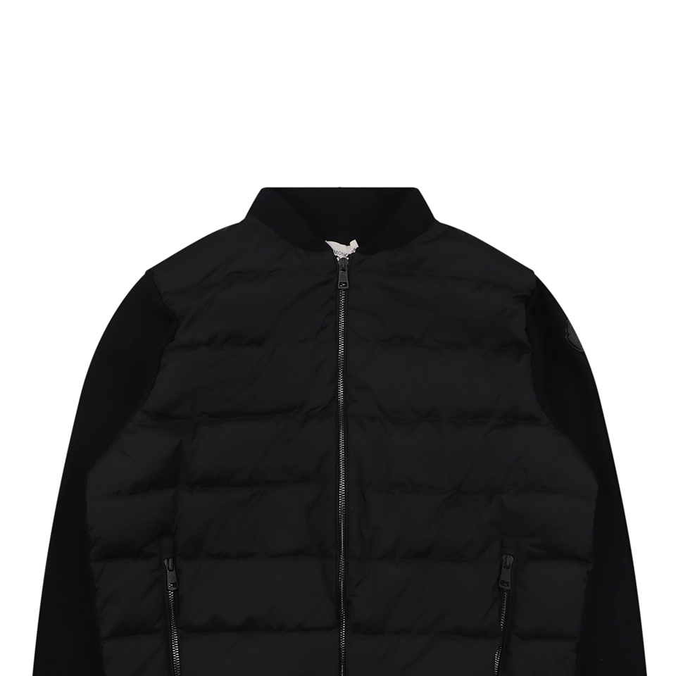 Mxxcler Ribbed Panel Knit Down Jacket #MT-802