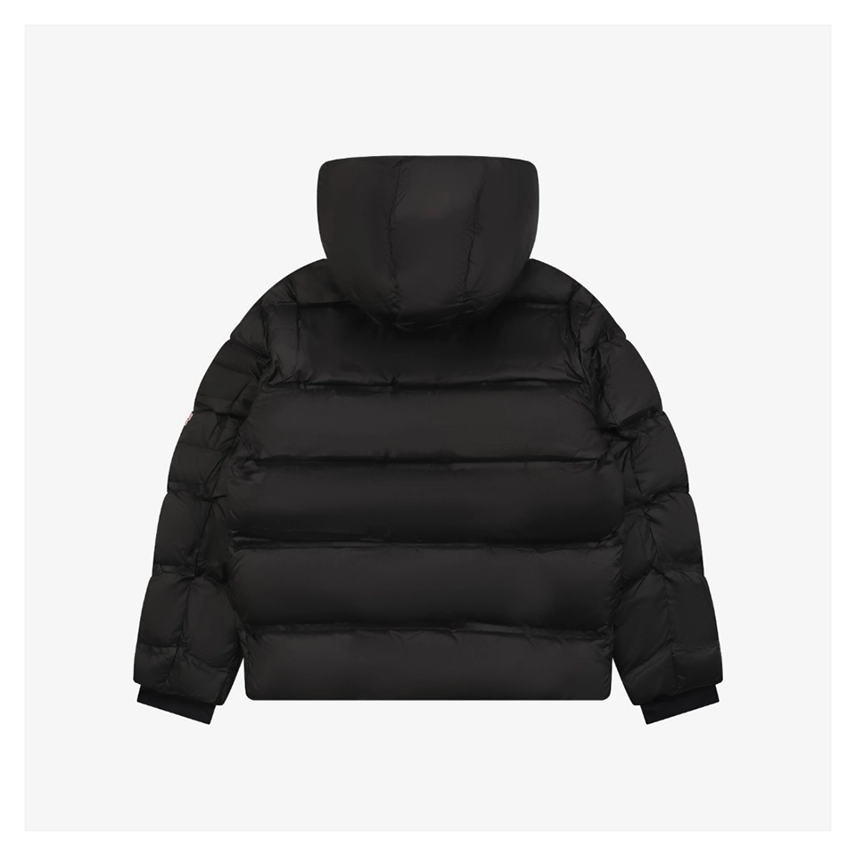 Mxxcler Rooster Arm Logo Hooded Down Jacket Back view