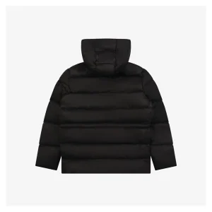Mxxcler × 1017 ALYX 9SM Hooded Down Jacket Black Back view