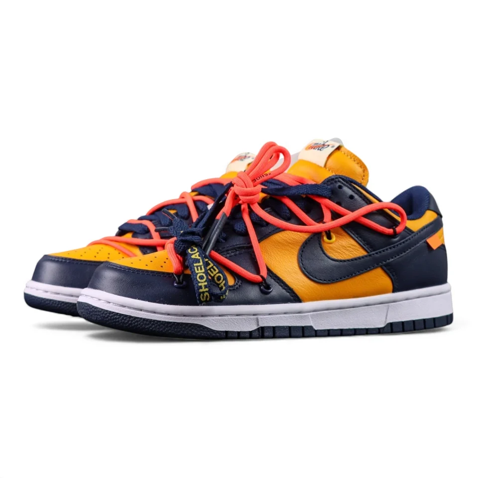 Off-White x Dunk Low 'University Gold'
