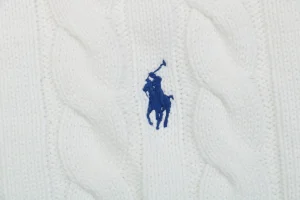 Ralph Lauren Cable-Knit Crewneck Pony Logo Sweater Brand
