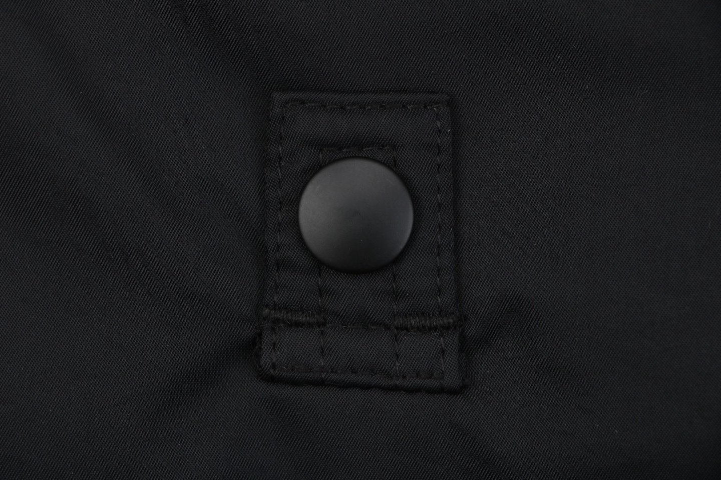 Ralph Lauren Vintage Shearling-Collar Down Flight Jacket Black Button