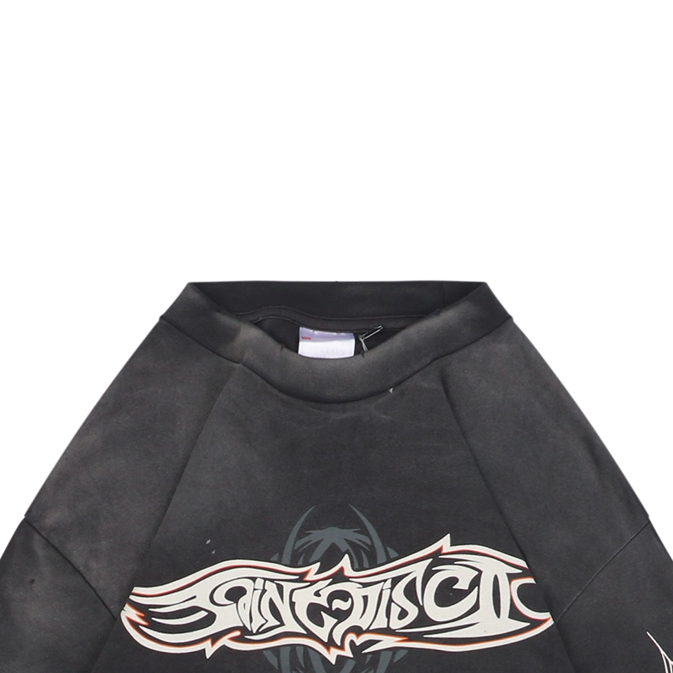 Saint Michael Spider Web Graphic Shirt